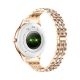 14. VELTORI VT350-1 Damen-Smartwatch mit roségoldenem Armband