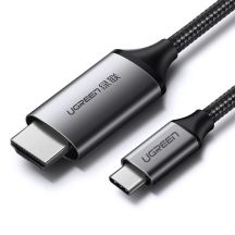Ugreen Kabel HDMI-Kabel - USB Typ C 4K 60 Hz 1,5 m schwarz-grau (MM142 50570)