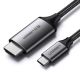Ugreen Kabel HDMI-Kabel - USB Typ C 4K 60 Hz 1,5 m schwarz-grau (MM142 50570)