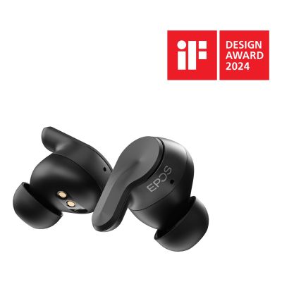 20. Epos Adapt E1 Kabellose In-Ear-Kopfhörer, Skandinavisches Schwarz