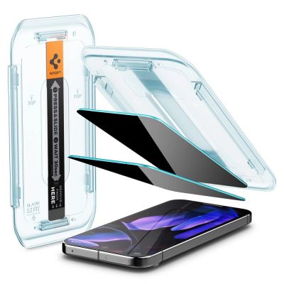 2. Spigen Glas.TR "Ez Fit" Privacy HD 2er-Pack Sichtschutzglas für Google Pixel 9 / 9 Pro
