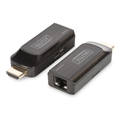 Mini-HDMI-Extender bis zu 50 m über Cat.5e/6/7 FHD1080p 60Hz HDCP 1.2 mit Audio (Kit)