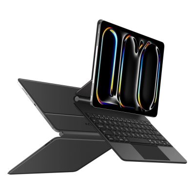 4. Tech-Protect SmartCase Magnetisch für iPad Pro 13" 7/8" 2024-2025 - Schwarz