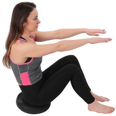 24. SENSORMOTOR DISC PILLOW WITH PUMP 33 CM PINK ENERO FIT