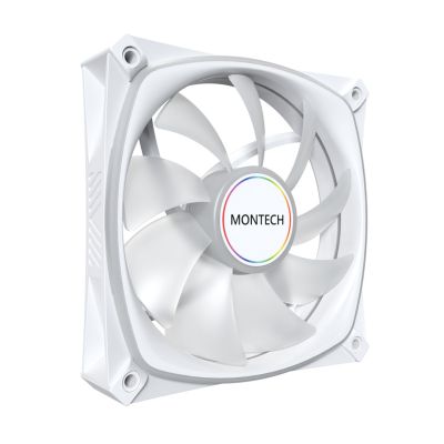 2. Montech AX120 PRO Computergehäuselüfter 12 cm Weiß 3 Stück.