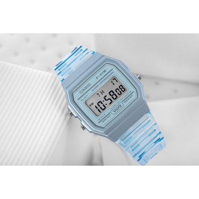 4. CASIO F-91WS-2 Uhr + Box