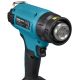 3. Makita DHG181ZK Heißluftpistole 200 l/min 550 °C Schwarz, Grün