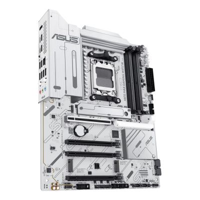 4. ASUS X870 MAX GAMING WIFI7 Weißes Mainboard