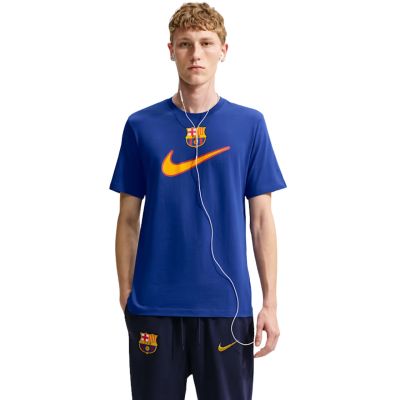 Nike FC Barcelona Swoosh Herren-T-Shirt Blau IQ5042 455