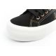 6. Lee Cooper Damen-Sneaker mit Plateausohle, schwarz mit Gold