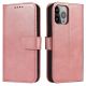 Magnet Case Hülle für iPhone 14 Pro Max Flip Cover Wallet Stand Pink