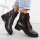 10. Braune Damen-Lederboots im Worker-Stil Filippo DBT7369