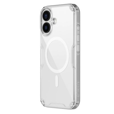 2. Nillkin Nature TPU Pro Magnetische Hülle Kompatibel mit MagSafe für iPhone 17 - Transparent