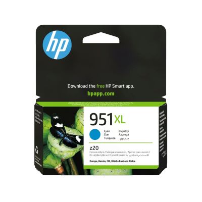 3. HP 951XL Cyan-Tintenpatrone, HP951XL=CN046AE, 1500 Seiten