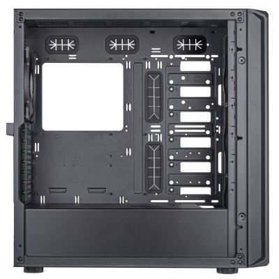 15. SilverStone SST-SED1-B Seta D1 Midi-Tower-Gehäuse – juodas