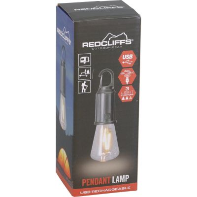 12. 17CM REDCLIFFS REISELAMPE