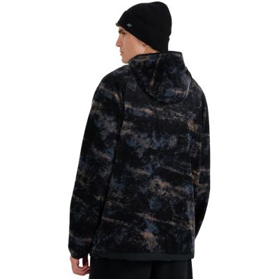 3. Herren-Fleece-Sweatshirt 4F M427 mehrfarbig allover 4FWAW25TFLEM427 90A