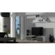 2. TV-Schrank SOHO 140 weiß/grau glänzend