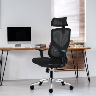 12. Manager 3.3 Schwarzer Drehstuhl