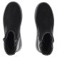 5. Schwarze Damen-Ankle-Boots aus Leder mit Plateausohle, Filippo DBT8077/26
