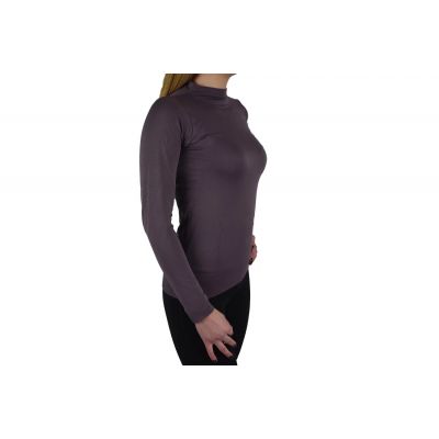 4. GymHero Langarm-Nahtloses T-Shirt W 767-MAUVE