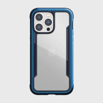 2. Raptic X-Doria Shield Case iPhone 14 Pro Max gepanzerte Hülle blau