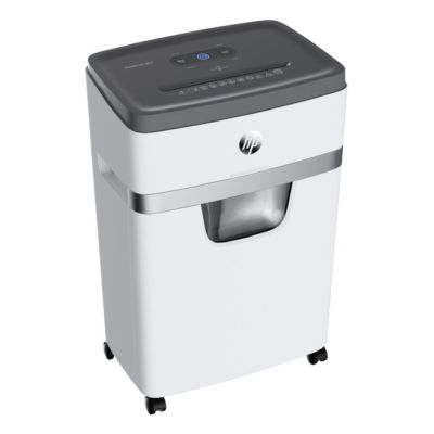 6. HP ONESHRED 18CC Aktenvernichter, P-4 Schnipsel, 18 Blatt, 25 l, hellgrau, HPN280518CCON-14.