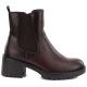 2. Damen-Ankle-Boots mit Blockabsatz, gefüttert, braun, Potocki SZ12742