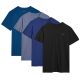 Herren-T-Shirt (4er-Set) 4F 4P-SS-4FWMM00TTSHM2256-90S 4er-Pack