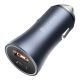 3. Baseus Golden Contactor Pro Quick Charger Auto Ladegerät USB Typ C / USB 40 W Power Delivery 3.0 Quick Charge 4+ SCP FCP AFC grau (CCJD-0G)
