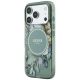 2. Guess IML Flowers Pearl Strap MagSafe Hülle für iPhone 18 Pro / 17 Pro – grün