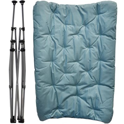 9. REDCLIFFS HIGH DELUXE CAMPINGSTUHL MIT KISSEN BLAU