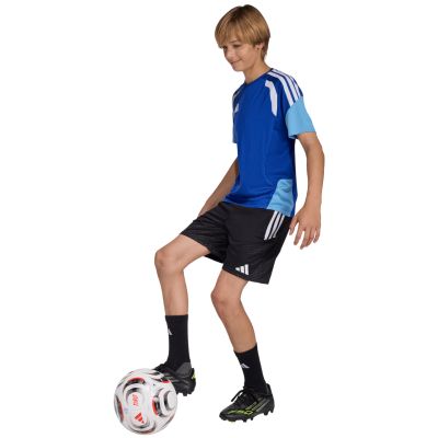 8. adidas Tiro 26 Wettkampf-Trainings-T-Shirt für Kinder, Blau/Hellblau KA7602