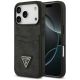 Guess 4G Double Card Triangle Hülle für iPhone 18 Pro / 17 Pro – Schwarz
