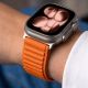 8. Tech-Protect NylonLoop Armband für Apple Watch 44 / 45 / 46 / 49 mm – Orange