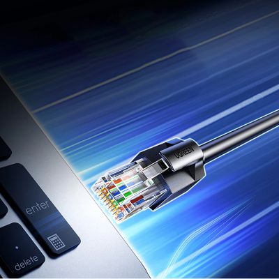 2. Ugreen Cat6A UTP Ethernet-Kabel 0,5 m - Schwarz