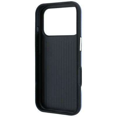 7. Guess Smooth & Big Strass Logo Hülle für iPhone 18 Pro Max / 17 Pro Max - Blau