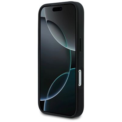 5. Karl Lagerfeld Strass-Hülle mit Karl&Choupette-Motiv für iPhone 17 Pro – Schwarz