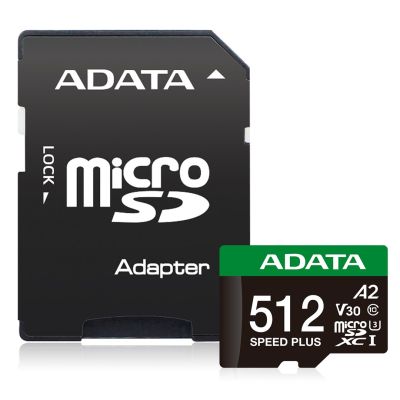 12. Speicherkarte MEMORY MICRO SDXC 512GB UHS-I ADATA UD512GUI3V30A2SP-RA1
