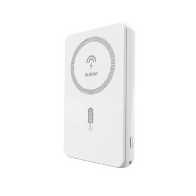 Dudao K14S Magnetische Powerbank 20W 5000mAh 1x USB-A 1x USB-C - Weiß