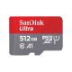 SanDisk Ultra microSD 512GB + SD-Adapter.