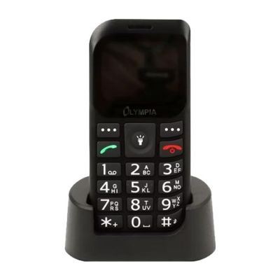 Olympia Mobiltelefon BELLA+ Großtasten schwarz
