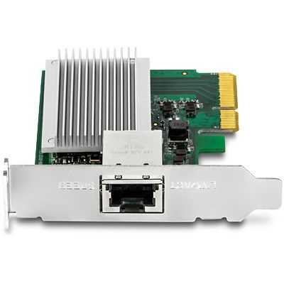 8. Trendnet TEG-10GECTX Netzwerkkarte, intern, kabelgebunden, PCI Express, Ethernet, 10000 Mbit/s, Grün, Grau
