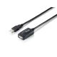 2. Zubehörkabel USB-A 2.0->A Act. Erweiter. St/Bu 15,00 m schwarz