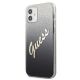 2. Guess GUHCP12SPCUGLSBK iPhone 12 mini 5,4" schwarz/schwarzes Hardcase Glitter Gradient Script