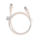 4. Patchkabel U/UTP Lanberg PCU6-10CC-0100-W (RJ45 - RJ45; 1m; UTP; Kat. 6; weiß)