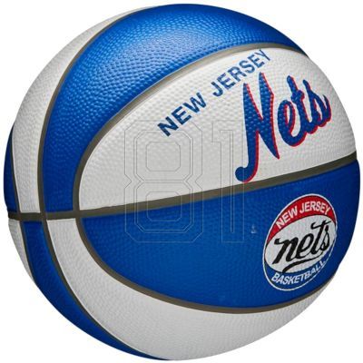 2. Wilson NBA Team Retro Brooklyn Nets Miniball WTB3200XBBRO