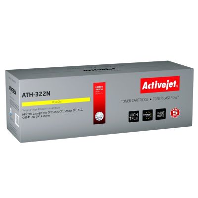 Activejet ATH-322N Toner (ersetzt HP 128A CE322A; Supreme; 1300 Seiten; gelb)