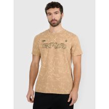 Herren-T-Shirt mit Aufdruck, regulär, Größe 4F 4FRAW25TTSHM3379-83A