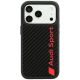 Audi R8 Carbonfaser MagSafe Hülle für iPhone 18 Pro / 17 Pro - Schwarz